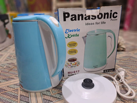 Panasonic Electric Kettle 2.0L | Pink & Light Blue Colors
